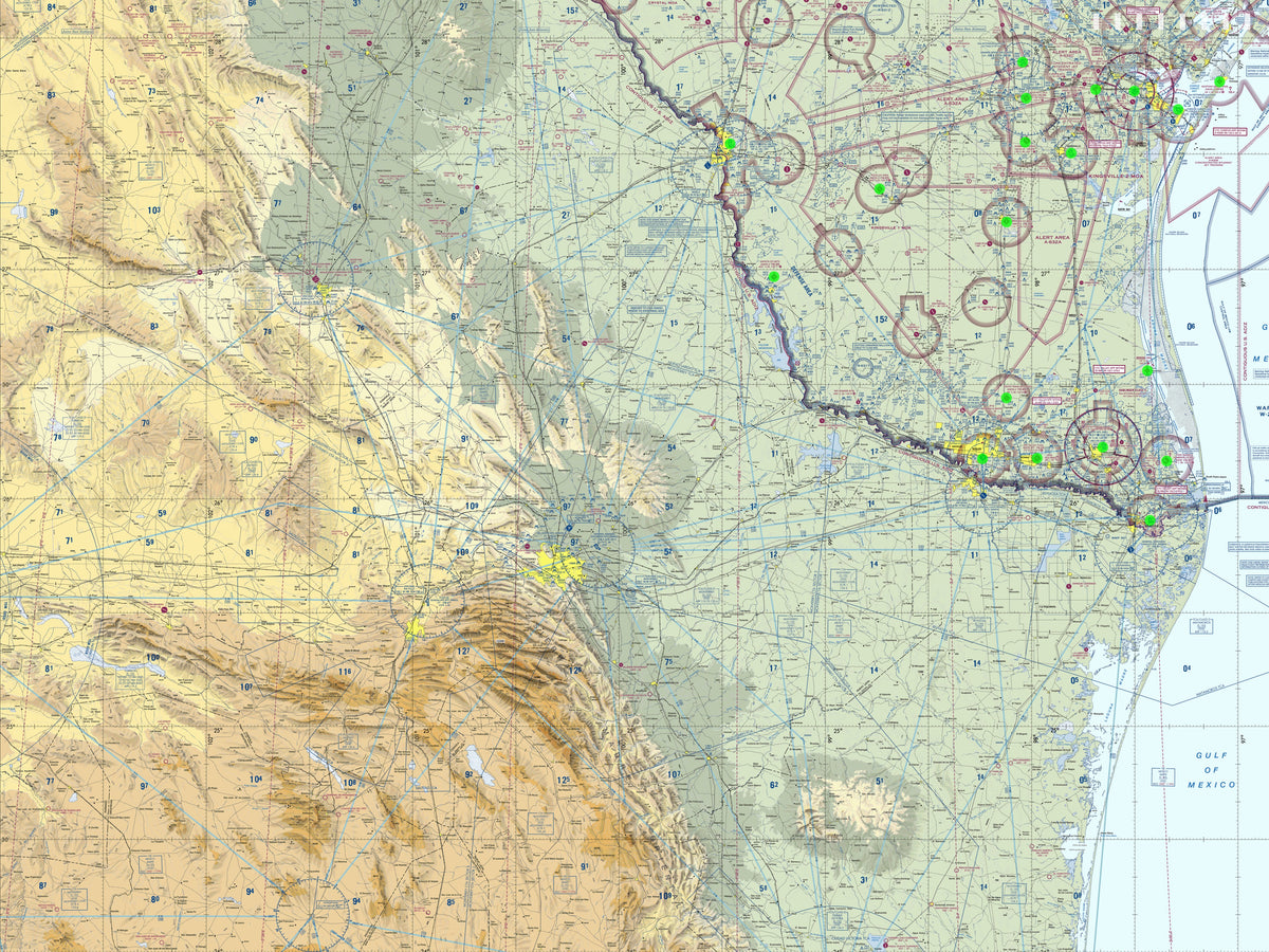 Image of the LightMap Air showing live weather and METAR conditions