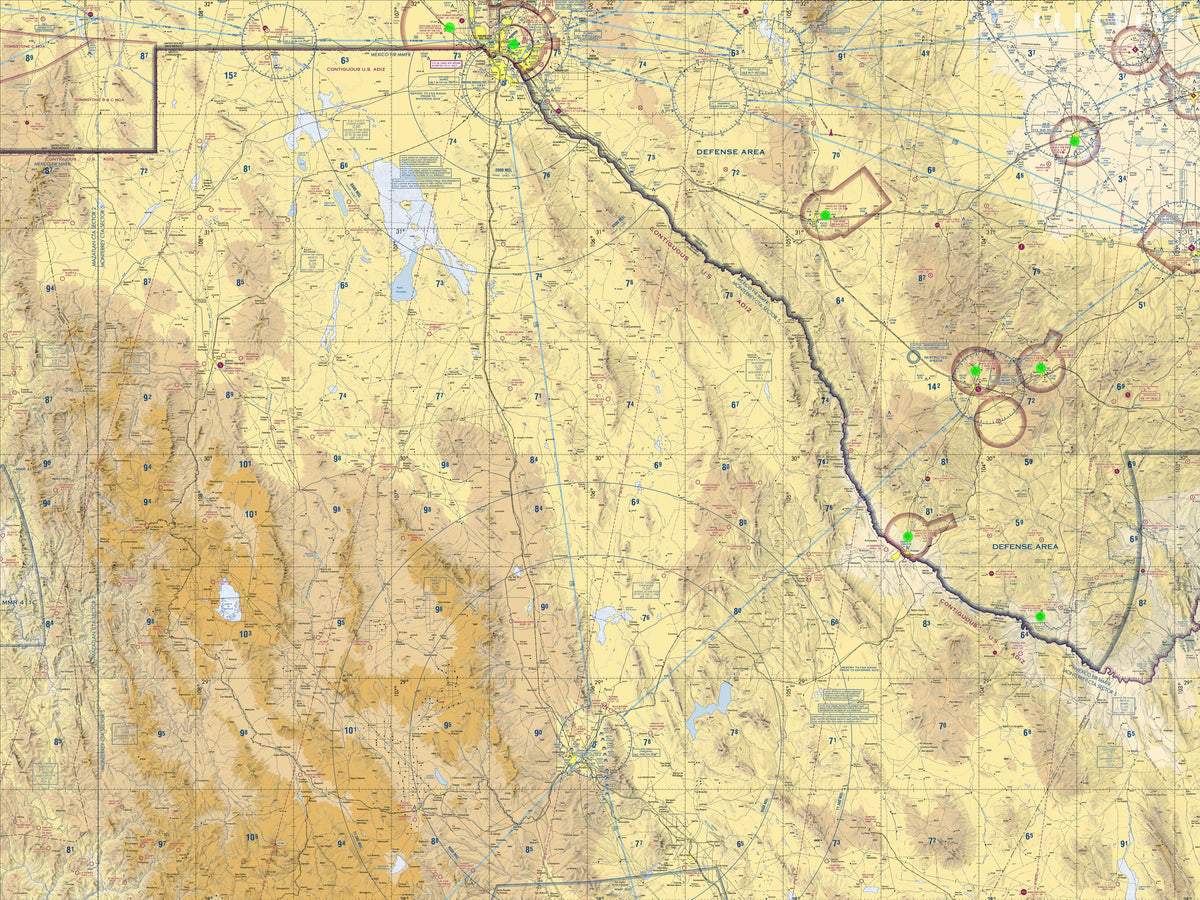Image of the LightMap Air showing live weather and METAR conditions