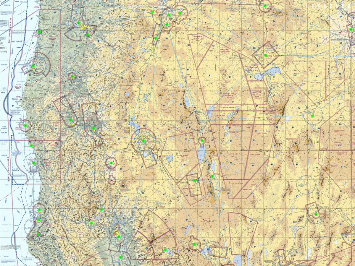 Image of the LightMap Air showing live weather and METAR conditions