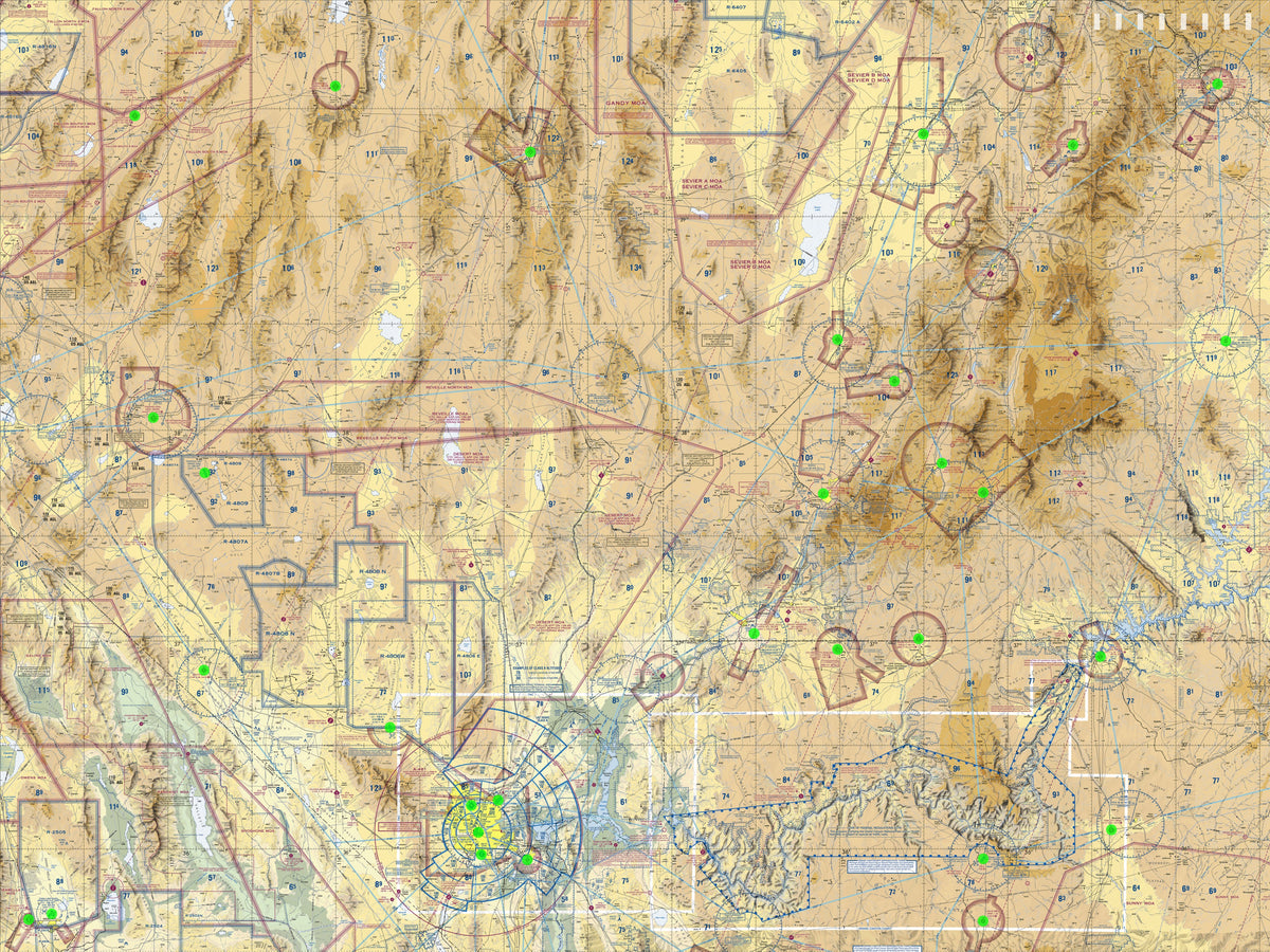 Image of the LightMap Air showing live weather and METAR conditions