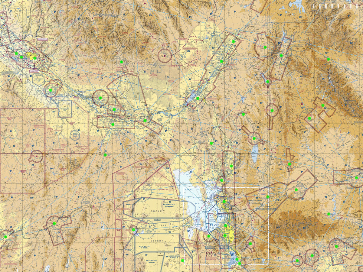 Image of the LightMap Air showing live weather and METAR conditions