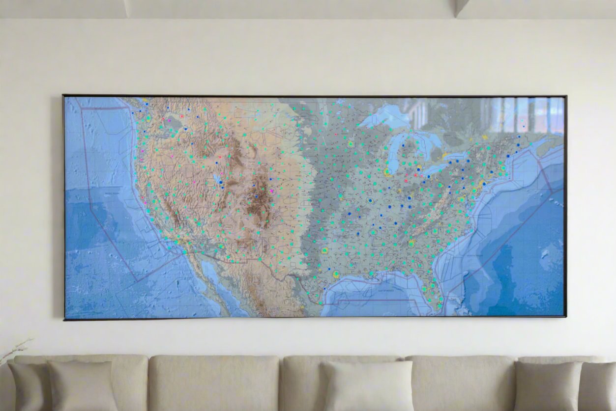 Google Map Light Gallery LightMap USA™ - LightMaps